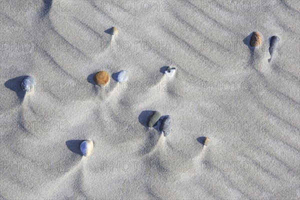 Sand and stones