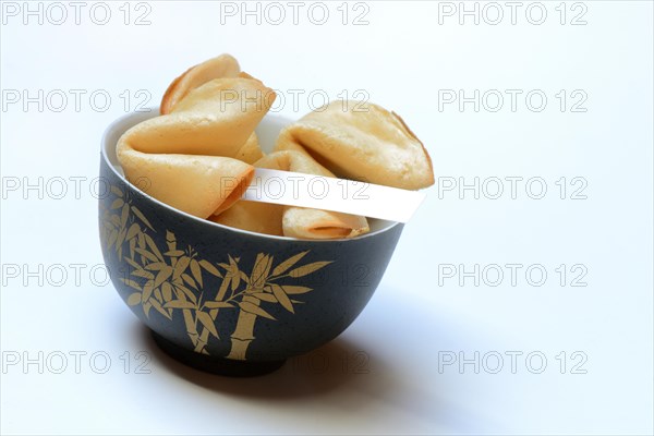 Bowl with fortune cookies