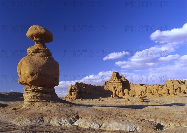 Sandstone figure in Goblin Valley