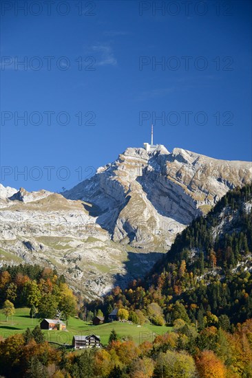 Saentis with transmitter tower