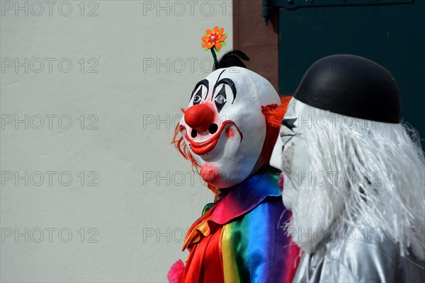 Fasnaechtler an der Basler Fasnacht