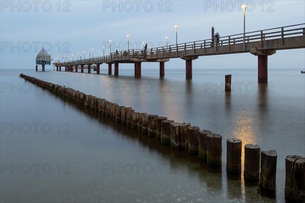 Pier with diving gondola