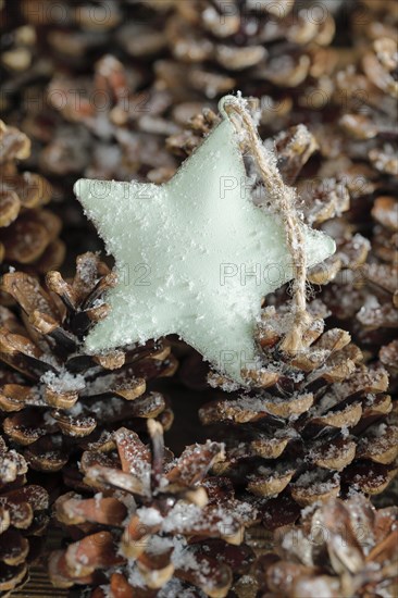 Natural Advent decoration with star
