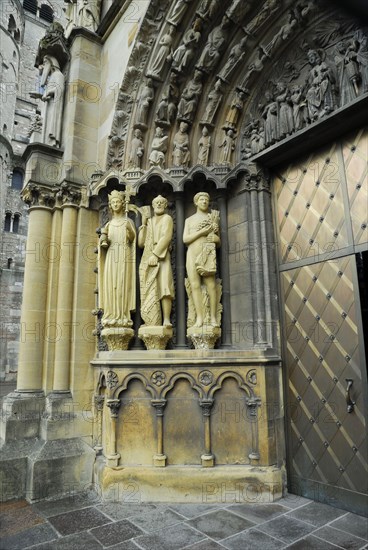 Sculptures on the portal