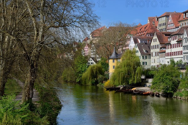 Tuebingen Old Town with Hoelderlin Tower