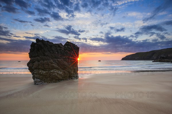 Sandy beach beach on the coast