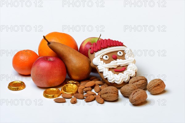 Gingerbread Santa's head