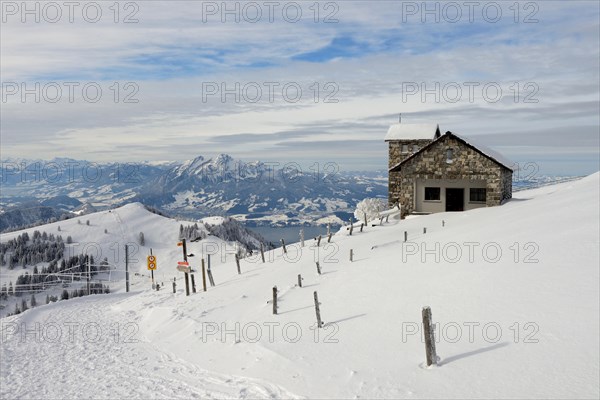 View from Rigi to Pilatus and Lake Lucerne