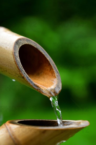 Japanese bamboo fountain