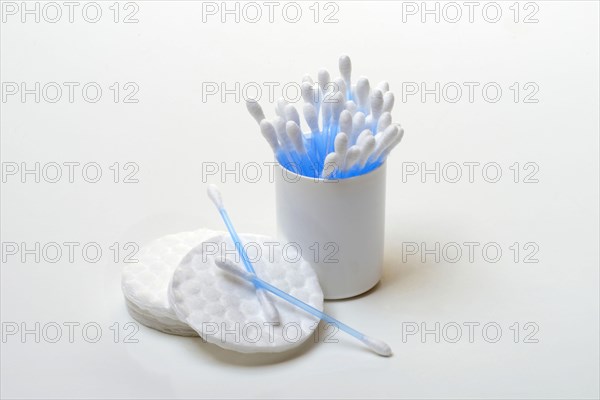 Cotton swabs and cotton pads