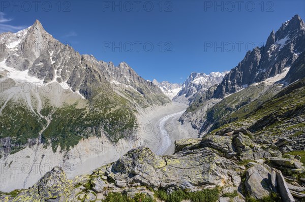 Glacier tongue Mer de Glace