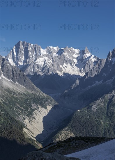 View of glacier tongue