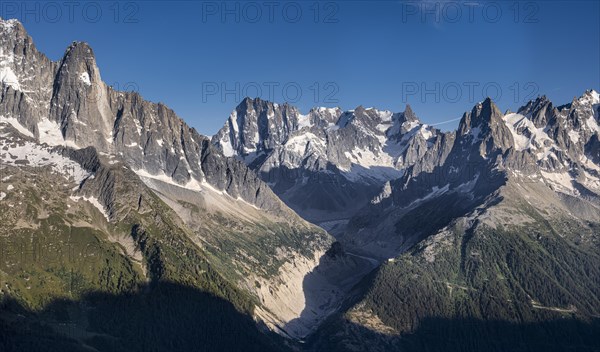 View of glacier tongue