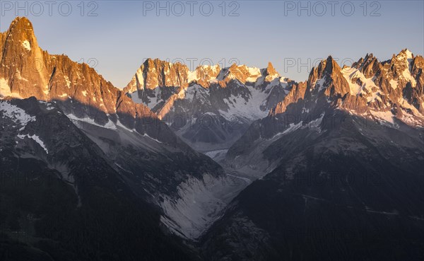 Sunset with alpenglow