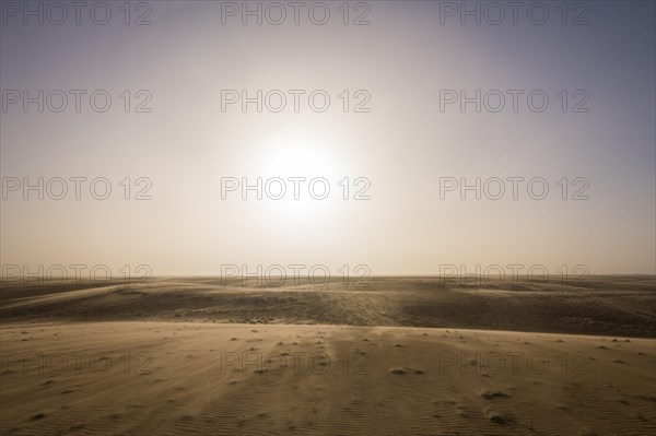 Backlit sand drifts