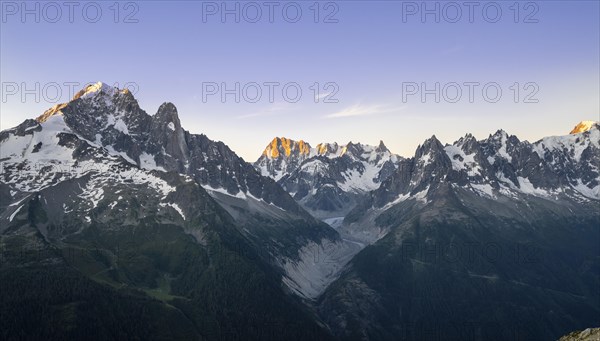 Sunset with alpenglow