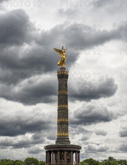 Victory Column with Victoria statue