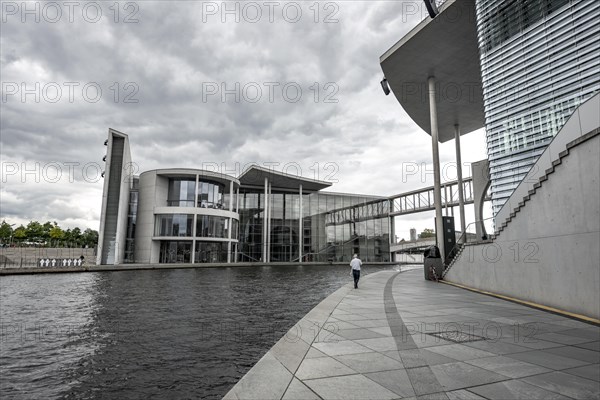 Paul-Loebe-Haus and Marie-Elisabeth-Lueders-Haus near Wolkenhimmel