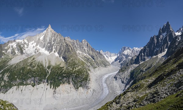 Glacier tongue Mer de Glace