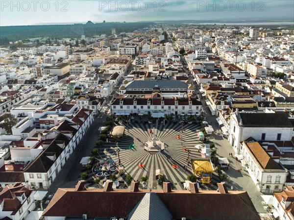 Aerial view of Vila Real de Santo Antonio