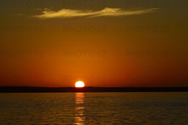 Sunrise over Santa Cruz Island