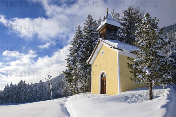 Chapel Maria Schnee in winter