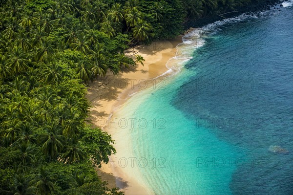 Overlook over banana beach