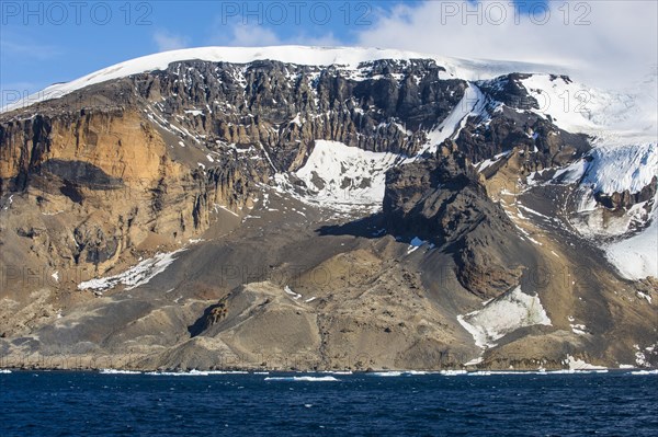 Brown Bluff huge volcanic basalt