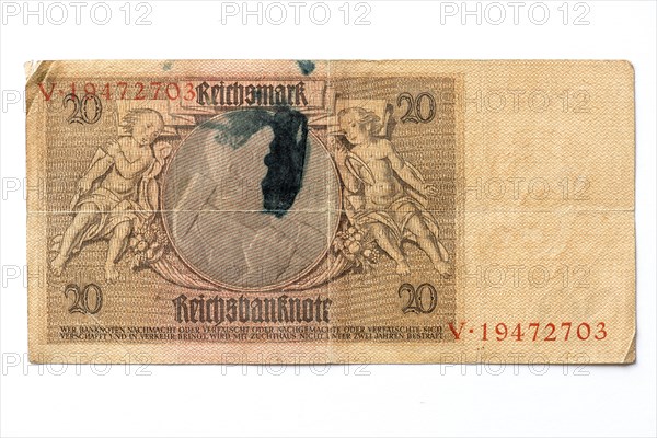 Banknote over twenty Marks