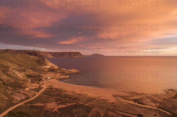 Sunrise at the beach El Playazo