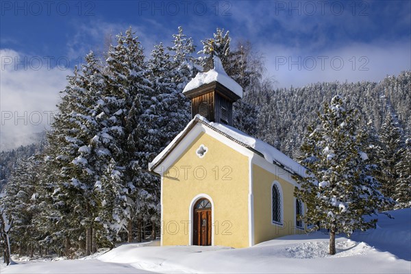 Chapel Maria Schnee in winter