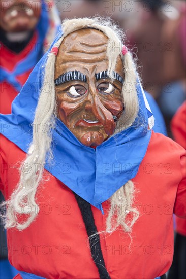 Portrait mask of Swabian-Alemannic carnival