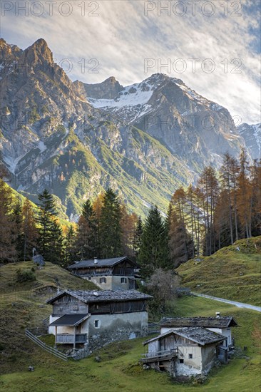 Herzeben-Alm in autumn