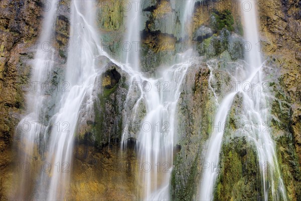 Flow from a waterfall