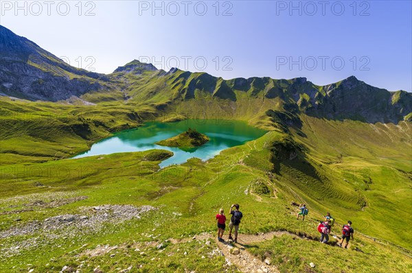 Schrecksee and Allgaeu Alps