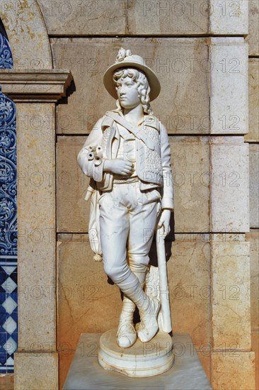 Statue in Estoi Palace garden