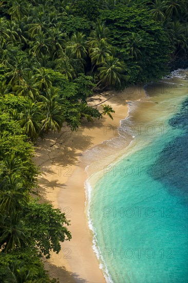 Overlook over banana beach