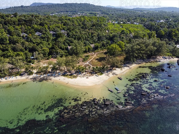 Aerial of Ong Lang beach