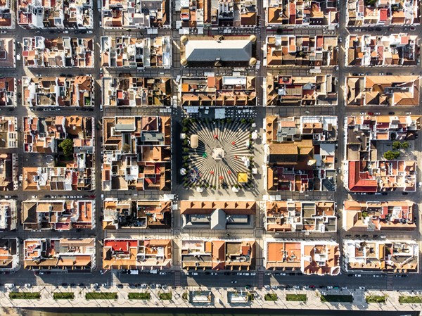 Aerial view of Vila Real de Santo Antonio