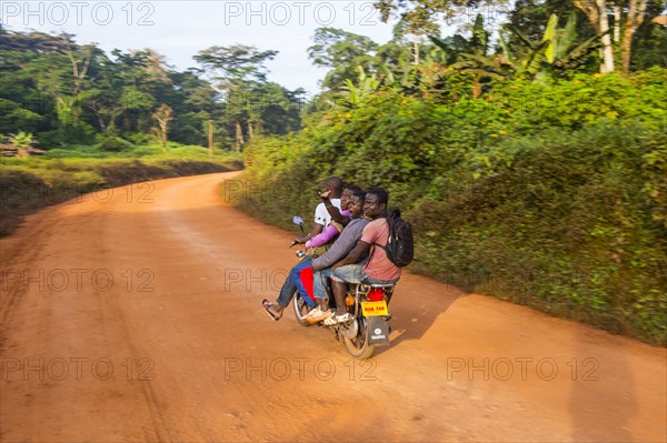 Local guys on a motorbike