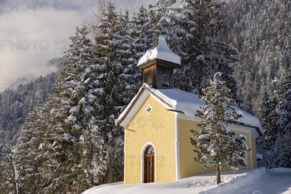 Chapel Maria Schnee in winter