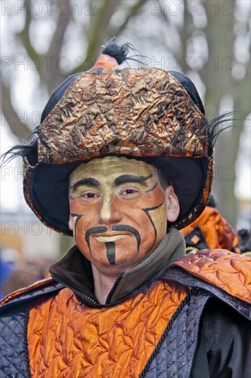 Portrait mask of Swabian-Alemannic carnival