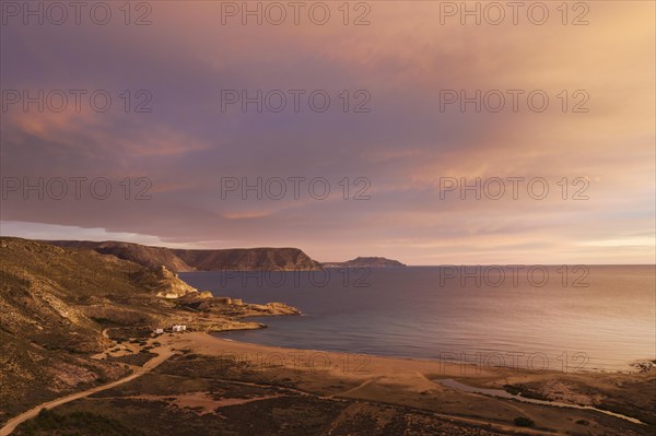 Sunrise at the beach El Playazo