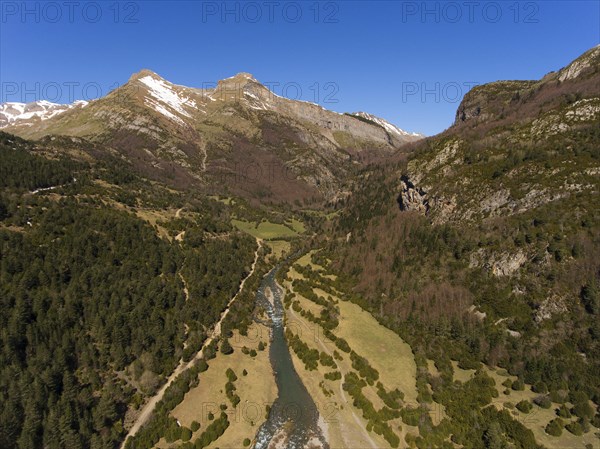 Spring in the Valle de Bujaruelo in the Central Pyrenees