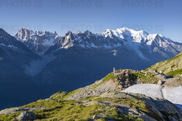 Tent in the mountains