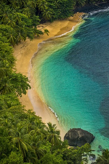 Overlook over banana beach