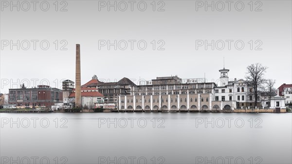 The Berliner Buergerbraeu brewery on the Spree in Berlin Koepenick