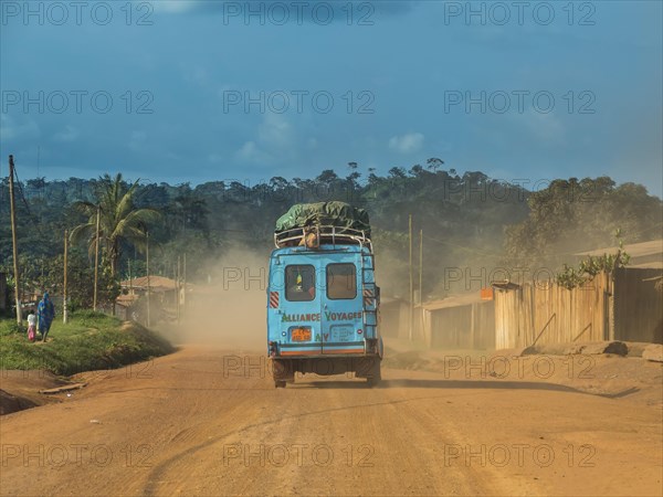 Jungle bus deep in the jungle