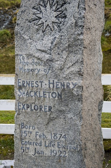 Gravestone of Shackleton