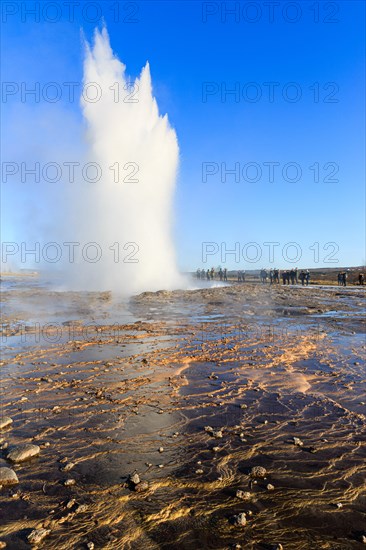 Eruption of the geyser Strokkur